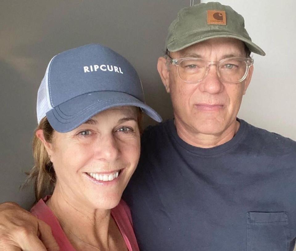 Rita Wilson and Tom Hanks one year since getting Covid