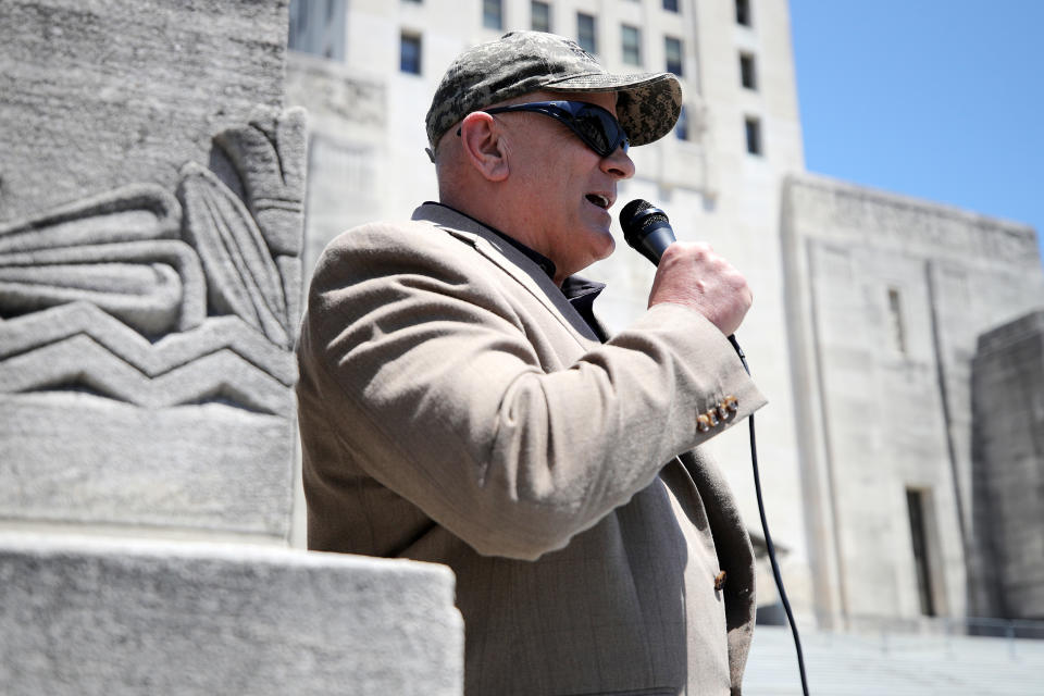 Protesters Descend On Louisiana State Capitol Calling For Businesses To Re-Open (Chris Graythen / Getty Images file)