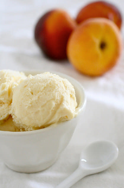 <strong>Get the <a href="http://www.annies-eats.com/2011/07/15/peach-ice-cream-and-a-giveaway/" target="_blank">Peach Ice Cream recipe</a> from Annie's Eats</strong>