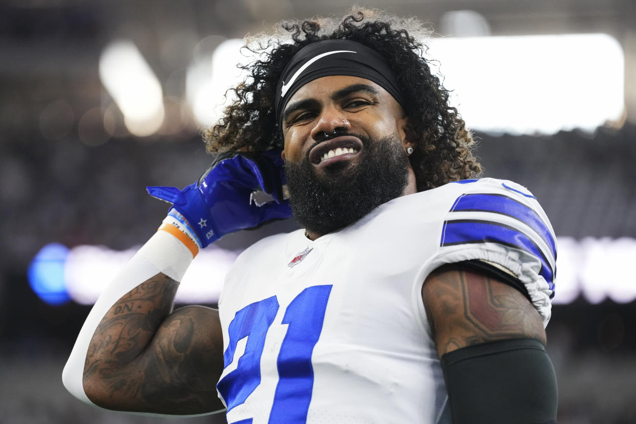 Ezekiel Elliott and the Dallas Cowboys had a rough Week 1. (Photo by Cooper Neill/Getty Images)