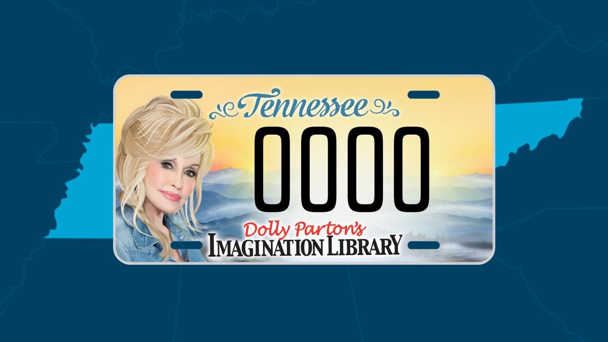 Dolly Parton License Plate