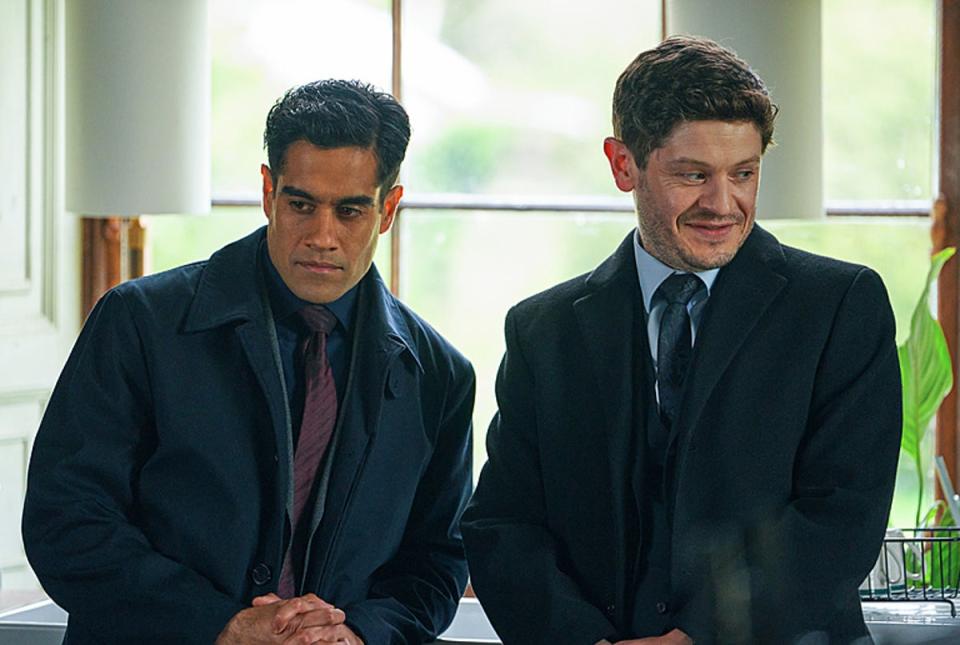 Iwan Rheon and Sacha Dhawan in Wolf (BBC/Hartswood Films Ltd/Simon Ridgway)