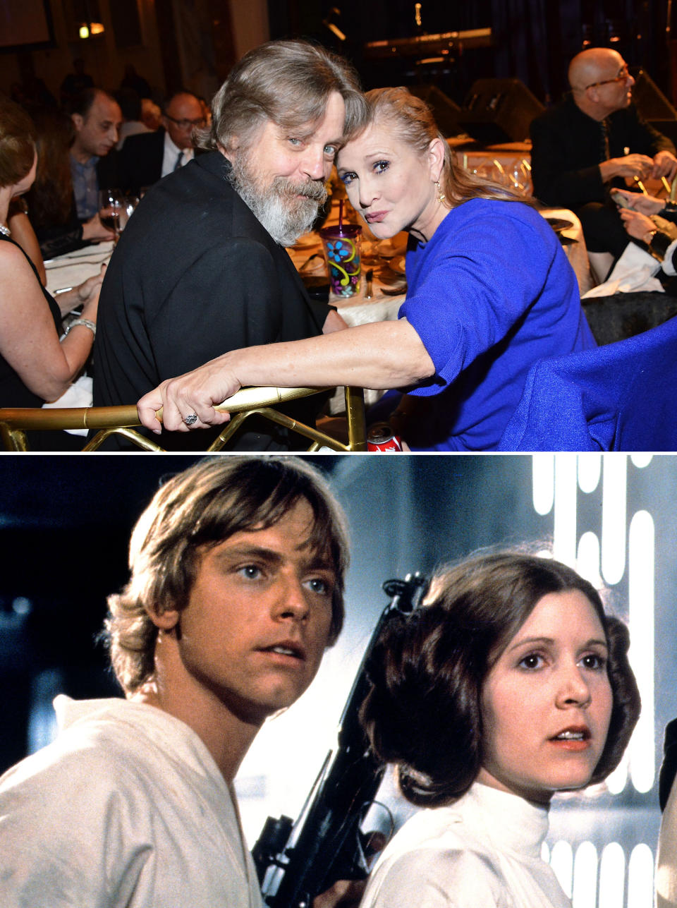 According to Mark, Carrie convinced him to try and get the manager of a movie theater to let them sneak in. 