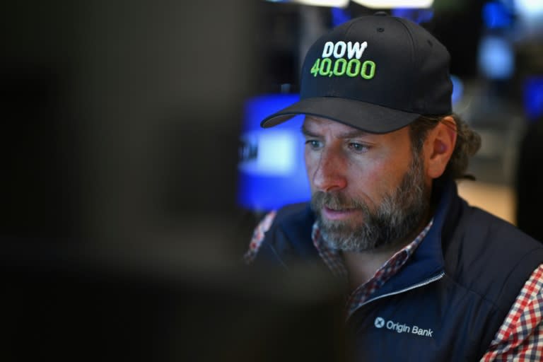 Un opérateur du New York Stock Exchange (ANGELA WEISS)