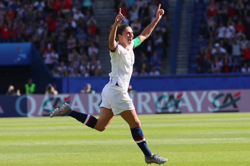 Carli Lloyd retired from soccer in 2021. File Photo by David Silpa/UPI