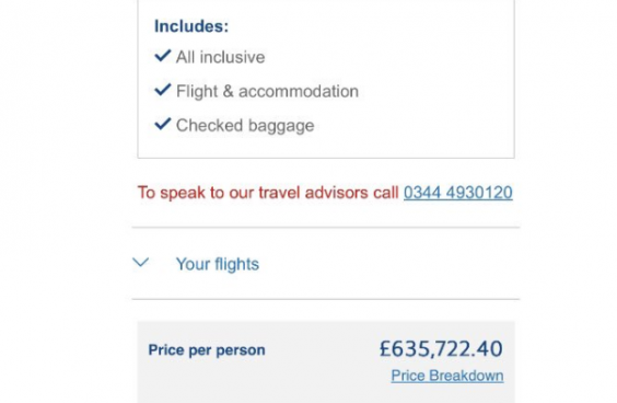 British Airways quotes £3.2m for family's two-week holiday to Mexico