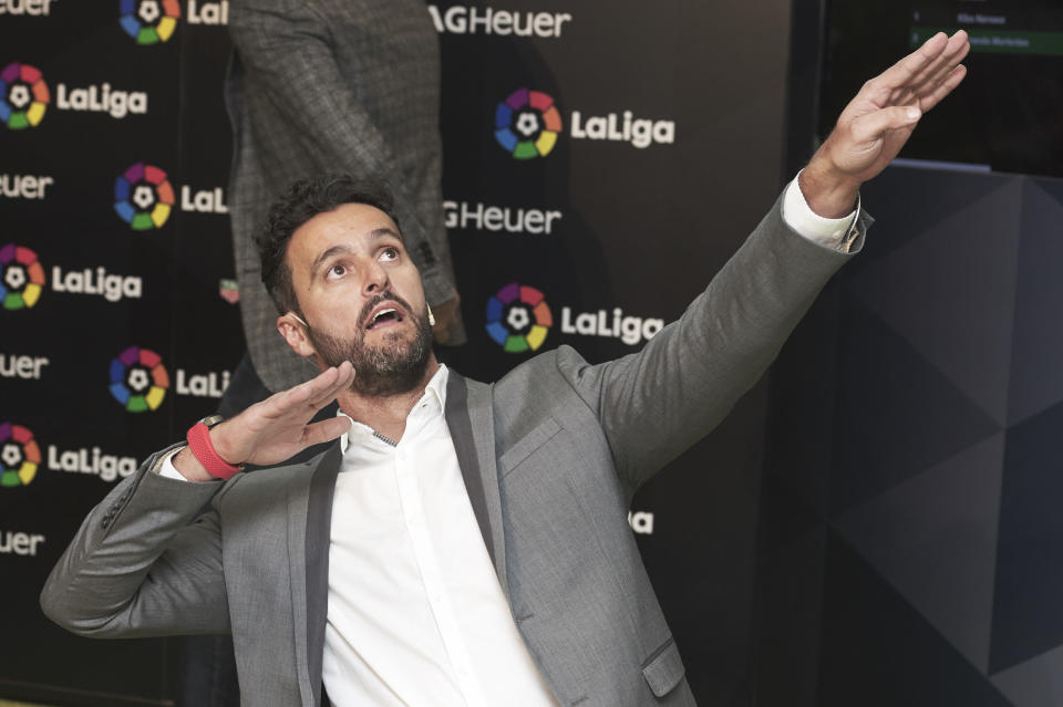 MADRID, SPAIN - NOVEMBER 17:  Kiko Narvaez attends TAG Heuer Pressure Test at Corte Ingles Castellana store on November 17, 2016 in Madrid, Spain.  (Photo by Carlos R. Alvarez/WireImage)