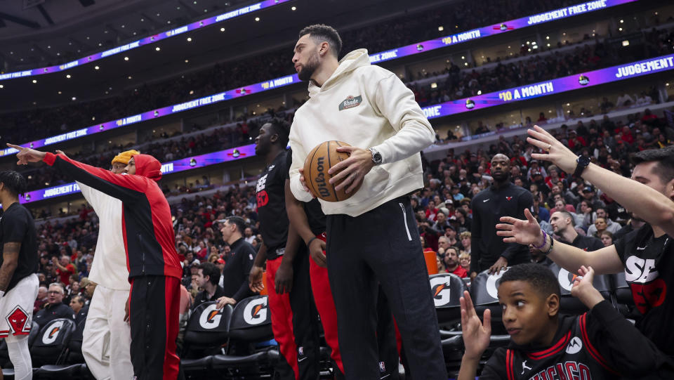 Zach LaVine交易價值處於最低點也難以操作。（Armando L. Sanchez/Chicago Tribune/Tribune News Service via Getty Images）