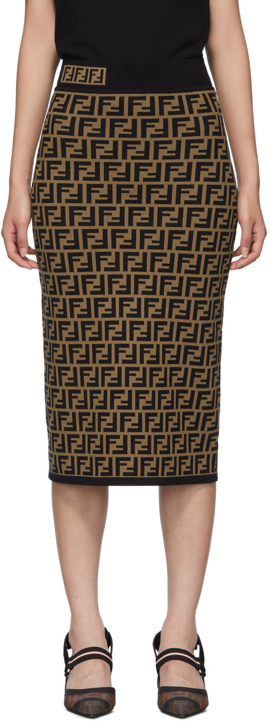 Brown 'Forever Fendi' Skirt. Image via SSENSE.