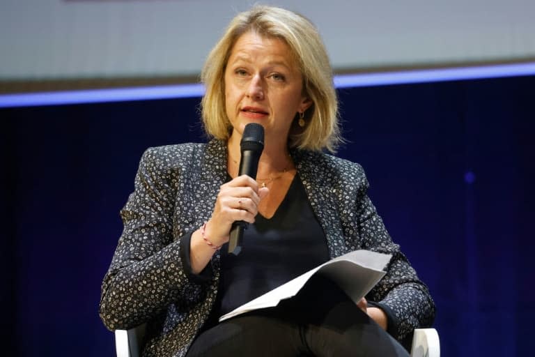 La ministre de la Transition écologique Barbara Pompili, à Marseille, le 3 septembre 2021, pour le Congrès mondial de la nature - Ludovic MARIN © 2019 AFP