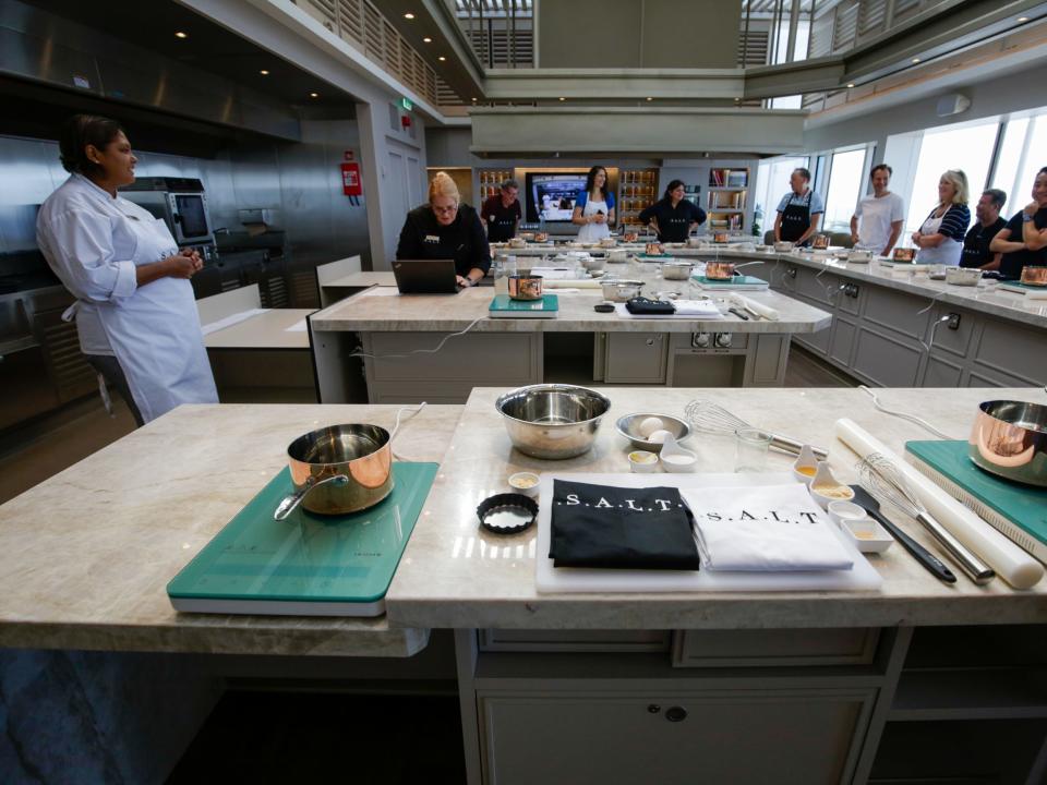 SALT cooking class on Silversea's Silver Ray cruise ship