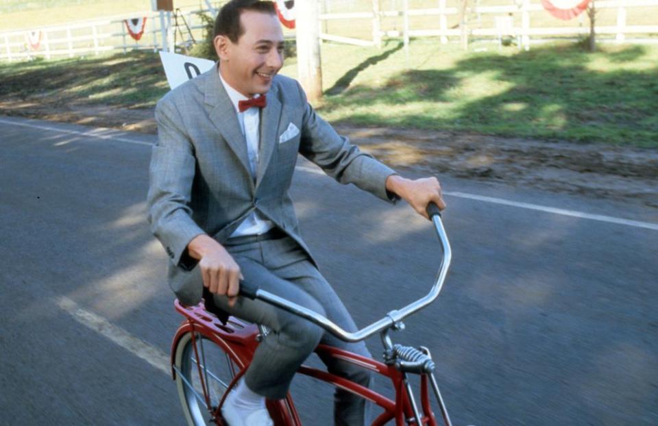 paul reubens in 'pee wee's big adventure'