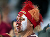 Queenslanders may have been fewer in number but were just as loud in voice