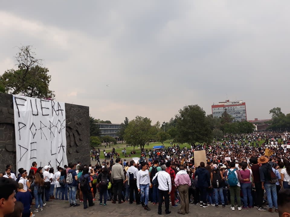 FOTOS | La megamarcha contra la violencia en la UNAM