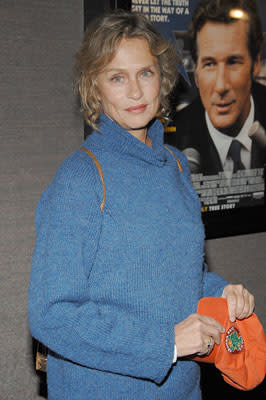 Lauren Hutton at the New York premiere of Miramax Films' The Hoax