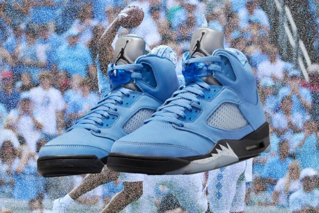 The Air Jordan 5 Receives a Varsity Treatment in UNC University Blue