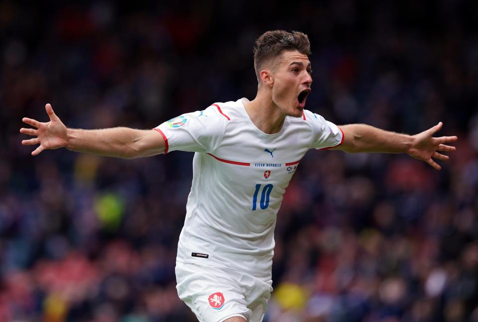 Patrik Schick has been a key player for the Czech Republic (PA Wire)