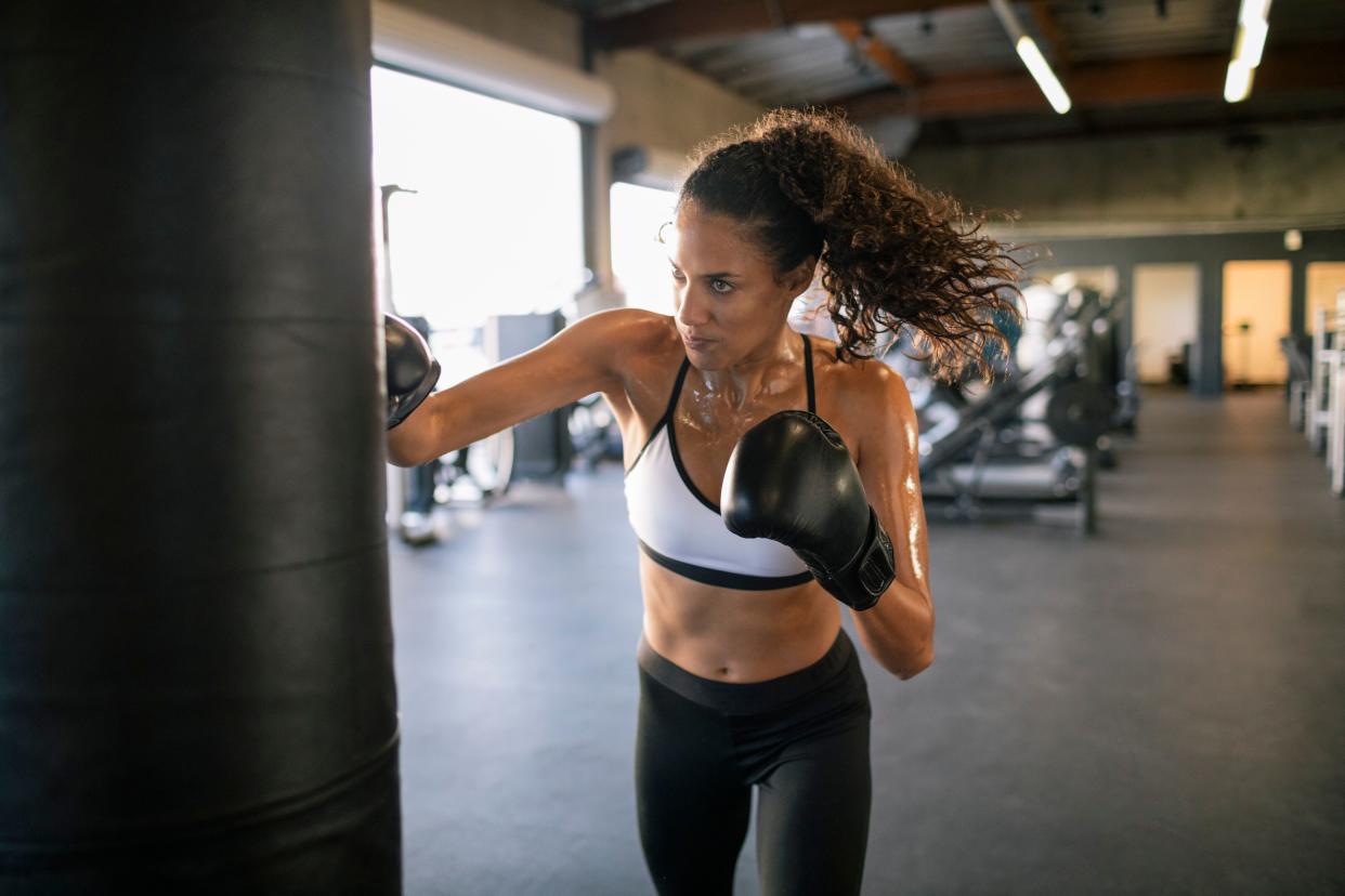 Exercise increases the heart rate and improves blood circulation, delivering oxygen and nutrients to the skin. (Photo: Hello Lovely via Getty Images)