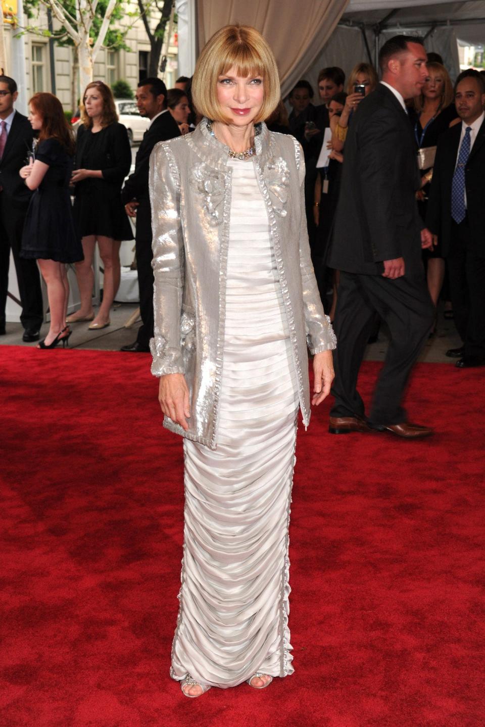 Anna Wintour at the 2010 Met Gala.