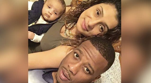 Jevaughn Suckoo was killed in July, leaving behind his pregnant girlfriend Stephanie Caceres, and their daughter. Photo: Facebook