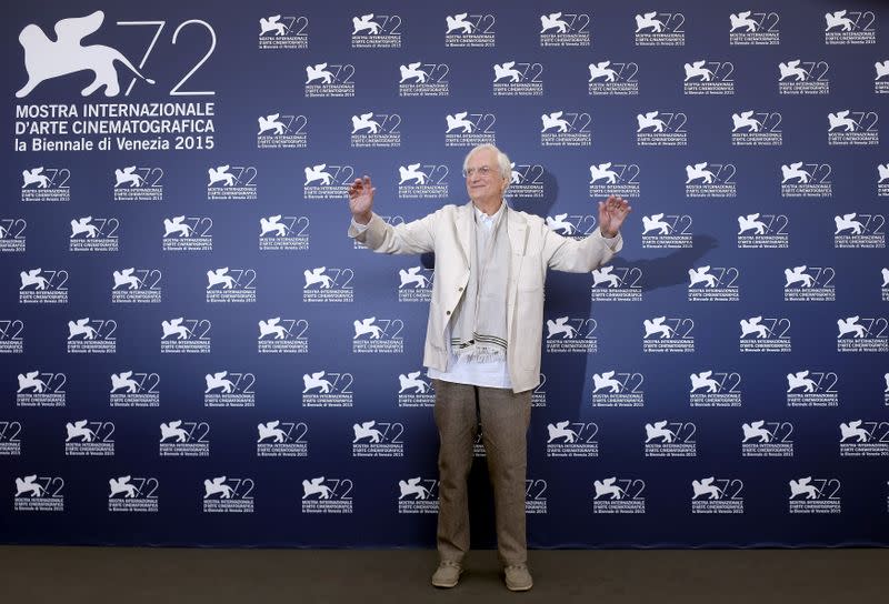 FILE PHOTO: Director Tavernier attends a photocall for Golden Lion For Lifetime Achievement 2015 during the 72nd Venice Film Festiva