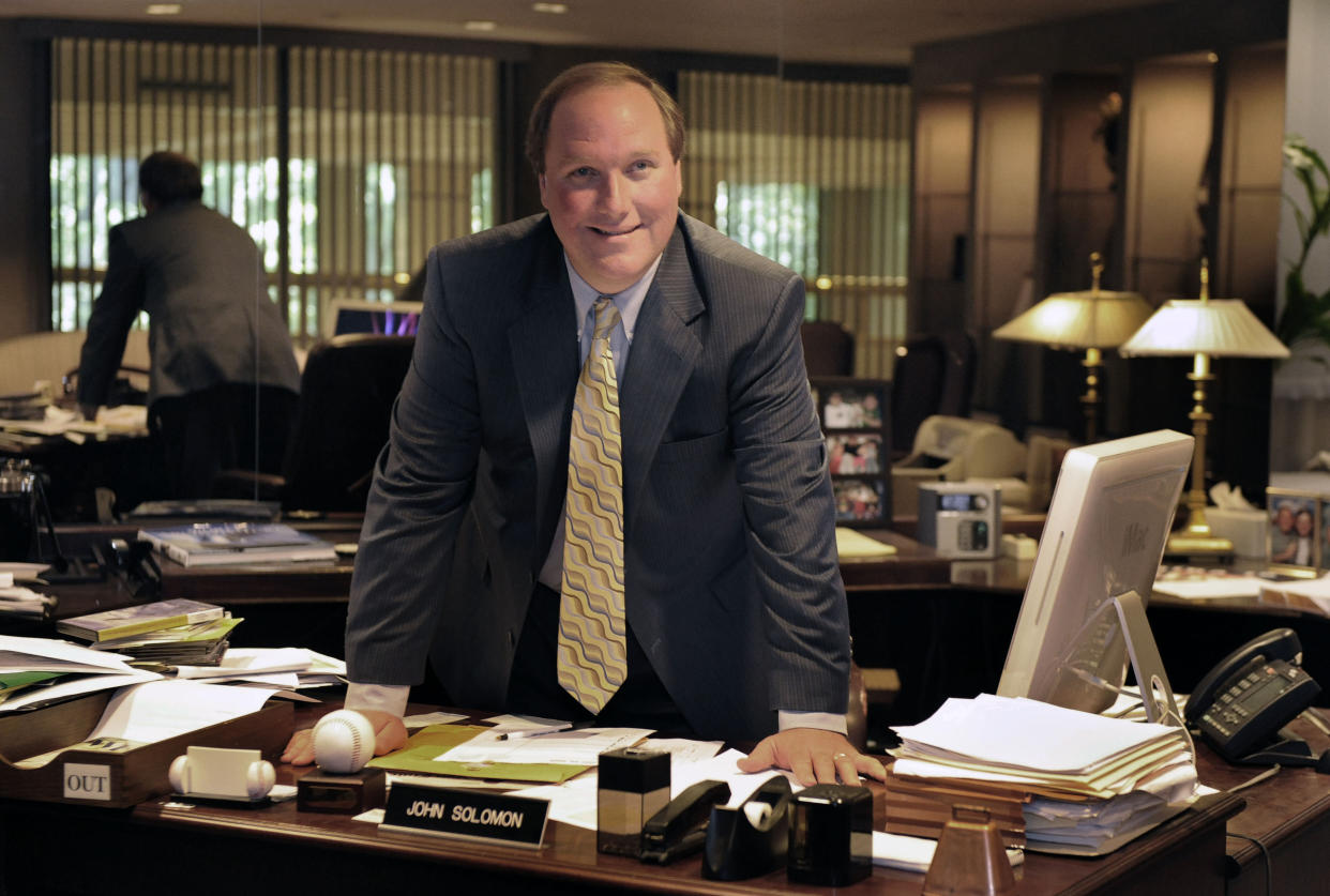 John Solomon in 2008, when he was executive editor of the conservative Washington Times. (Photo: Gerald Martineau/The Washington Post via Getty Images)