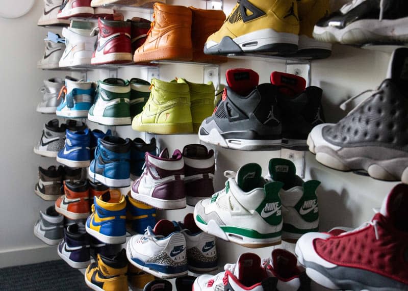 Sneaker collection.