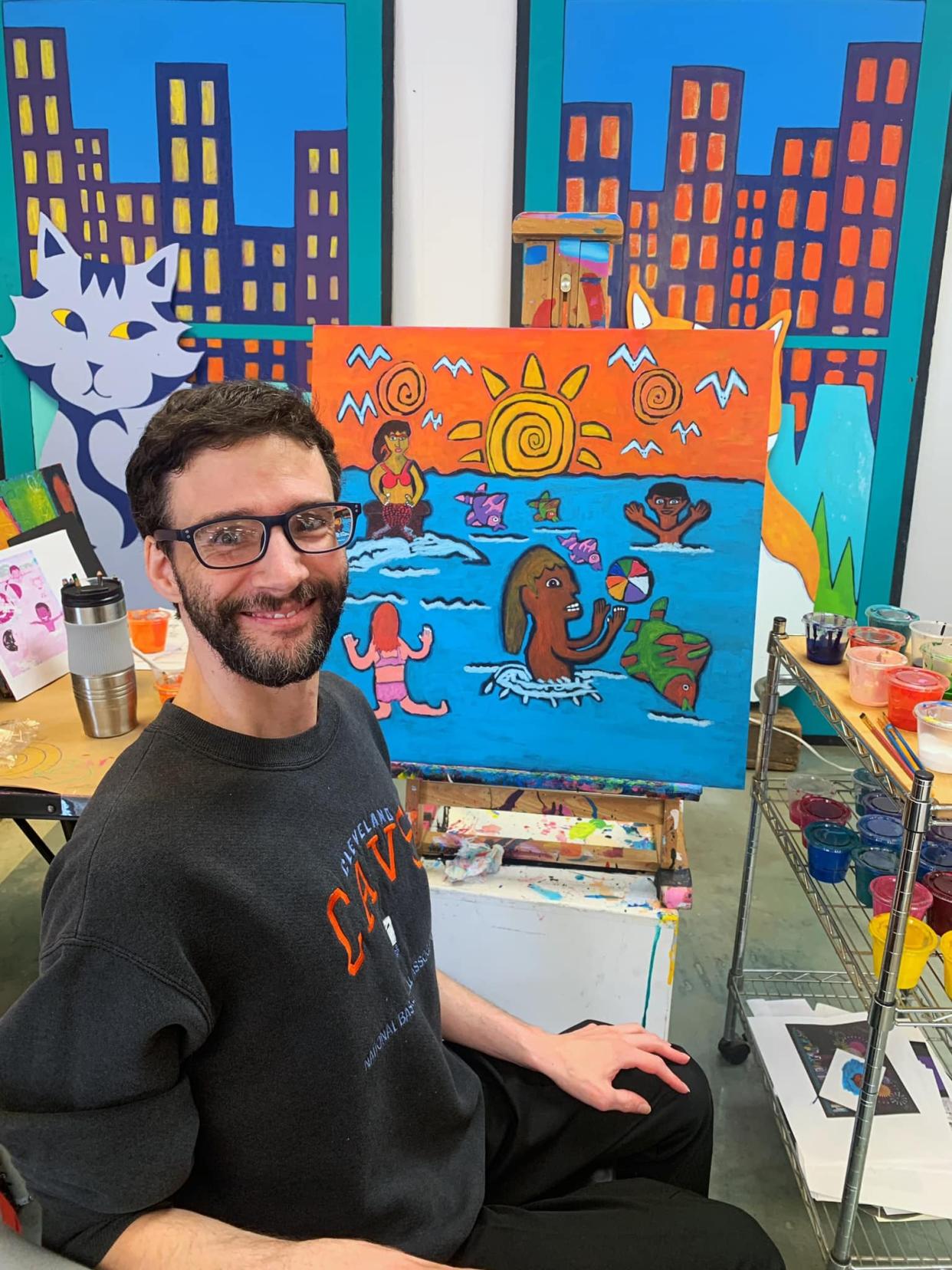 BZTAT Studios will present an exhibition in tribute of local artist Scott Simler, who died from cancer in April. The show opens Saturday at Canton Creator Space in downtown Canton.