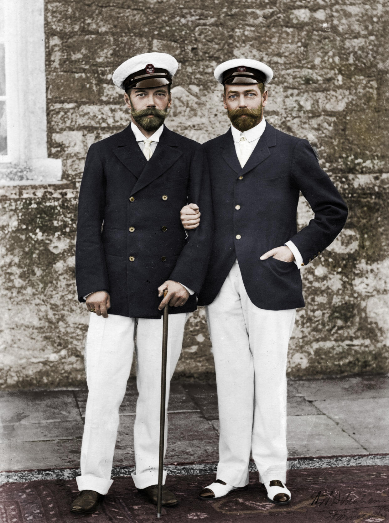 Tsar Nicholas II Of Russia And King George V Of Great Britain (Print Collector / Getty Images)