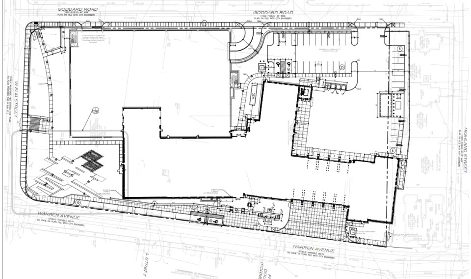 Layout of Brockton's public safety complex, as of Sept. 12, 2022.