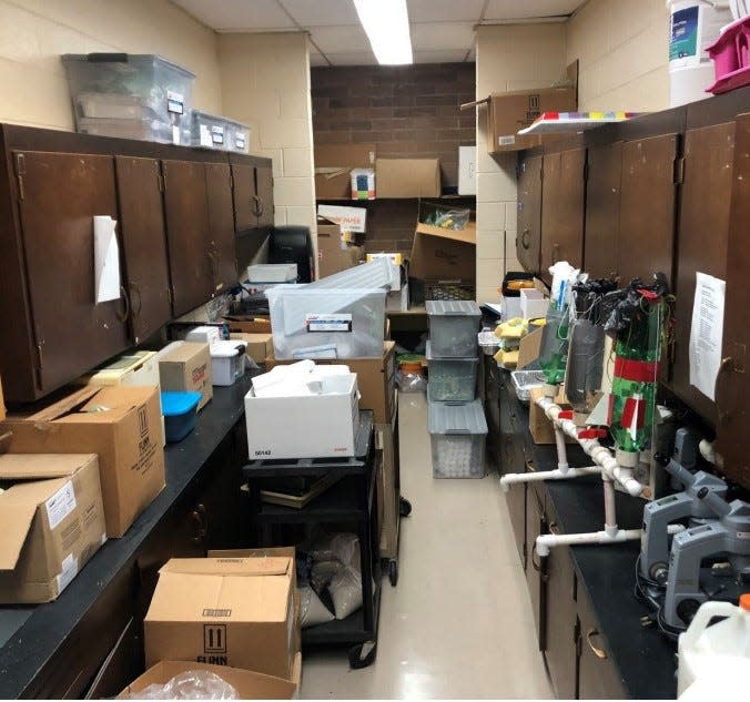 A science prep room and classrooms in Ringwood's Ryerson Middle School are due for improvements as officials say they sorely need storage space.