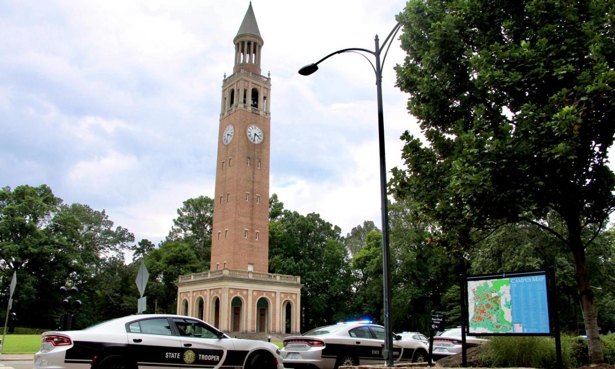 <span>The University of North Carolina, Chapel Hill campus in Chapel Hill, North Carolina, in August 2023.</span><span>Photograph: Hannah Schoenbaum/AP</span>