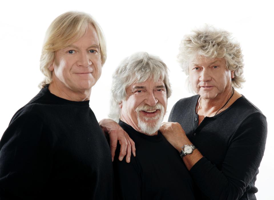 The Moody Blues - from left, Justin Hayward, Graeme Edge and John Lodge.