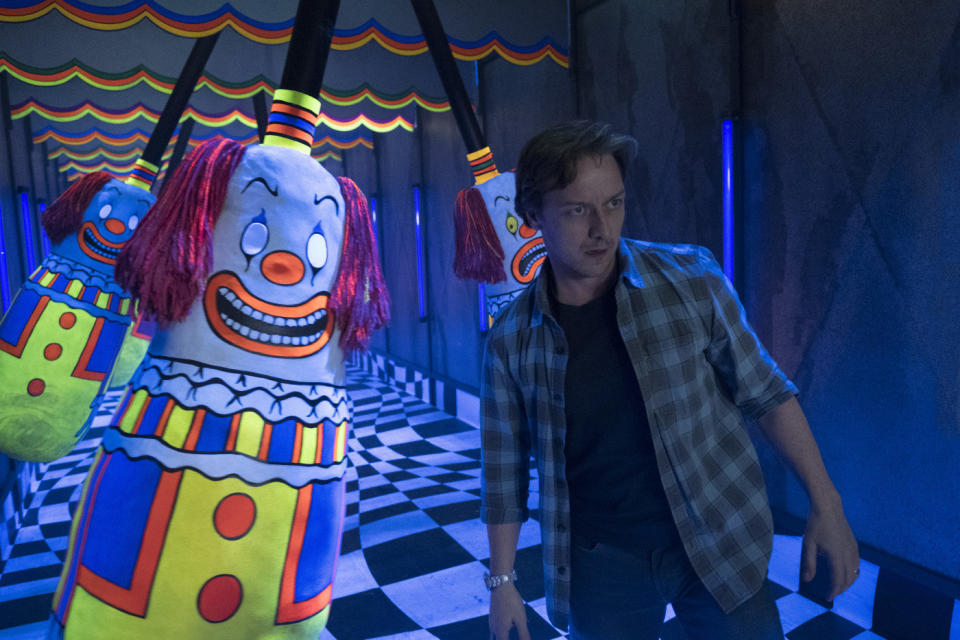 The first half of Andy Muschietti's Stephen King adaptation was a massive commercial hit, leaving audiences anxiously waiting to see how the story would conclude with this epic second installment. (Credit: Warner Bros)