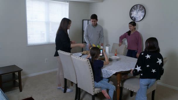 PHOTO: Abdul, his wife Lima, and their three daughters are building a new life in northern Virginia after escaping from Afghanistan in 2021 during the chaotic U.S. evacuation. (ABC News)