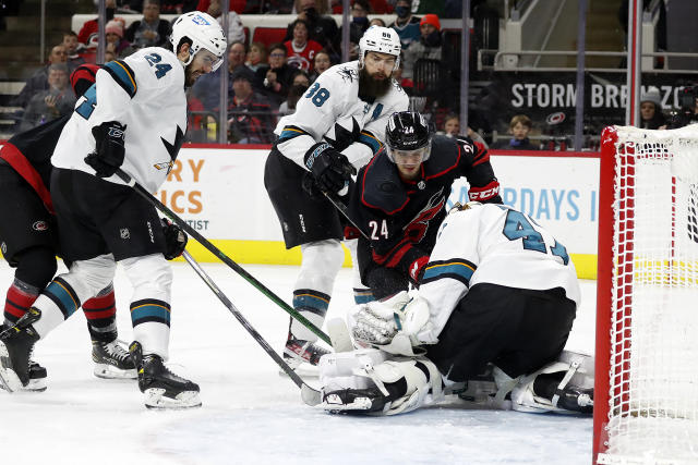 Svechnikov's Late Goal Lifts Hurricanes to Dramatic 2-1 Win Over Sharks -  Canes Country