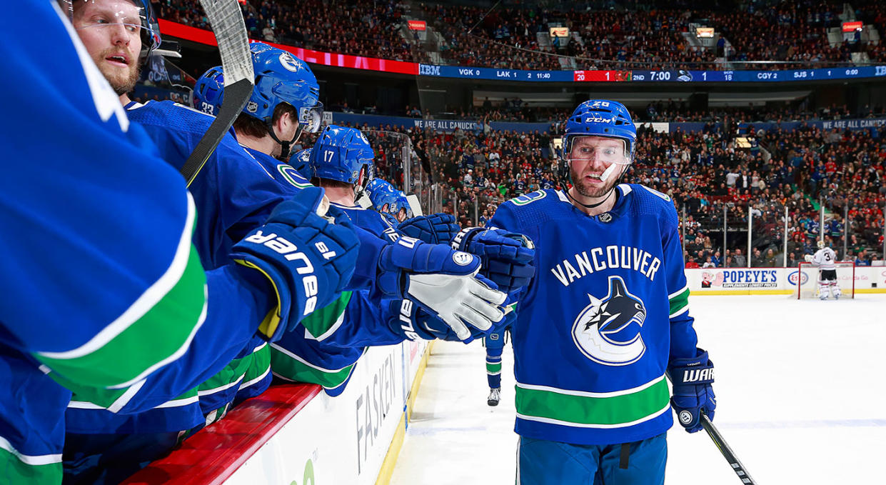 Thomas Vanek turned back the clock this week against Chicago. (Jeff Vinnick/NHLI via Getty Images)