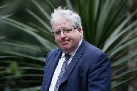 Patrick McLoughlin arrives to attend a cabinet meeting at Number 10 Downing Street in London, Britain February 2, 2016. REUTERS/Stefan Wermuth