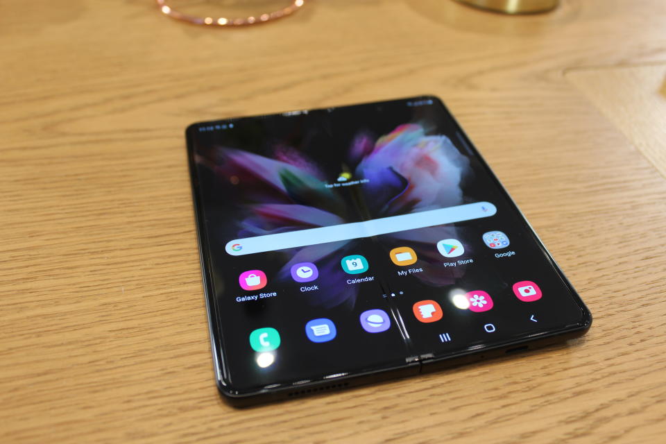 The Samsung Galaxy Z Fold3