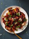 <p>This sweet-savory tofu marinade is filled with pantry staples, and reminds us of <a href="https://www.delish.com/cooking/g20748013/best-barbecue-bbq-sauces-ranked/" rel="nofollow noopener" target="_blank" data-ylk="slk:BBQ sauce;elm:context_link;itc:0;sec:content-canvas" class="link ">BBQ sauce</a> with a spicy kick. 😋 Perfect for <a href="https://www.delish.com/cooking/recipe-ideas/a32407897/baked-tofu-recipe/" rel="nofollow noopener" target="_blank" data-ylk="slk:baked;elm:context_link;itc:0;sec:content-canvas" class="link ">baked</a>, grilled, or pan-fried tofu, this recipe is a great base for any of your favorite <a href="https://www.delish.com/cooking/g26001696/tofu-recipes/" rel="nofollow noopener" target="_blank" data-ylk="slk:tofu dinners;elm:context_link;itc:0;sec:content-canvas" class="link ">tofu dinners</a>.</p><p>Get the <strong><a href="https://www.delish.com/cooking/recipe-ideas/a39651135/tofu-marinade-recipe/" rel="nofollow noopener" target="_blank" data-ylk="slk:Tofu Marinade recipe;elm:context_link;itc:0;sec:content-canvas" class="link ">Tofu Marinade recipe</a></strong>.</p>