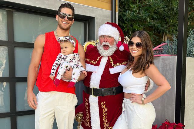 <p>Chanel West Coast/instagram</p> Chanel West Coast meets Santa with her daughter