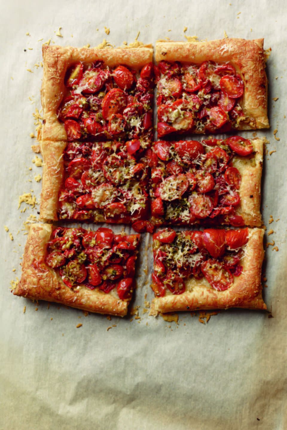 Roasted Tomato and Garlic Tart