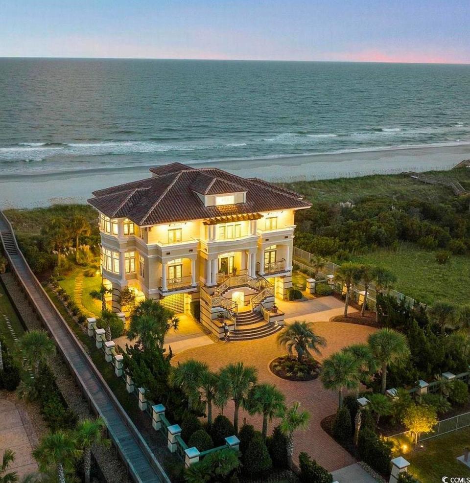 A view of the outside of the Grande Dunes mansion that is currently for sale. Realty ONE Group Dockside