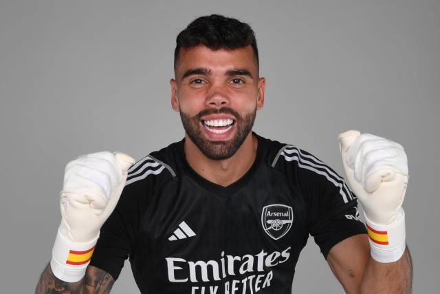 David Raya ready to push Aaron Ramsdale for No 1 jersey at Arsenal