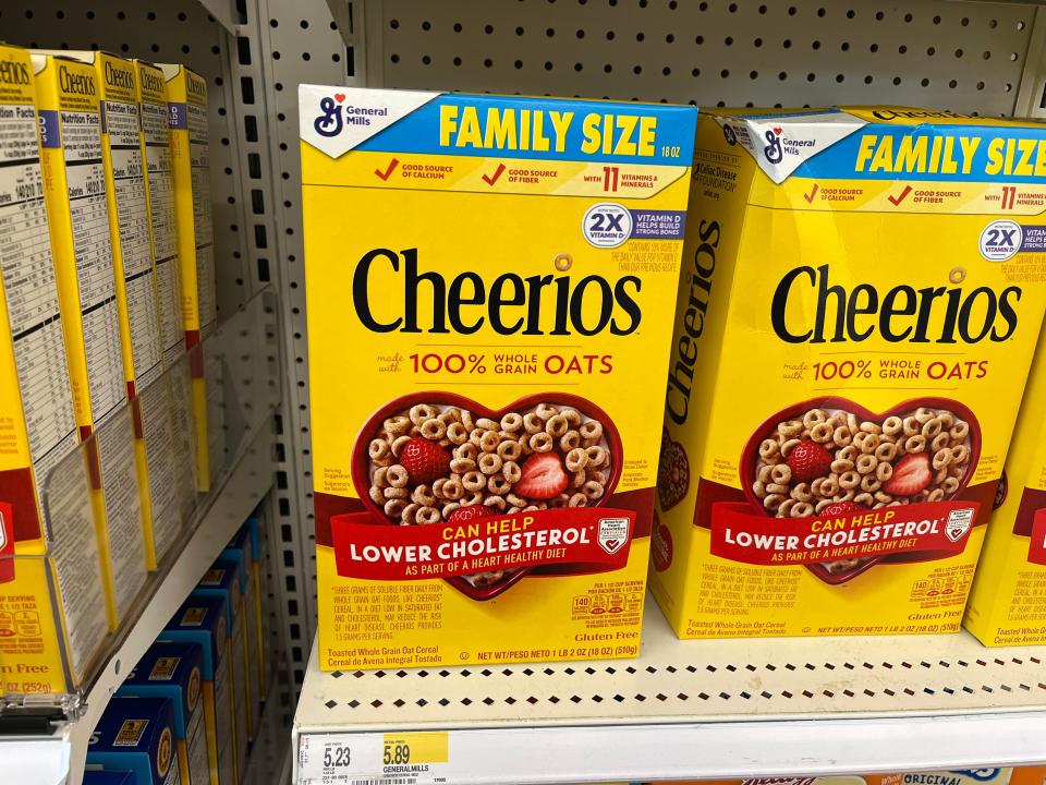 Cheerios at Target in the US.