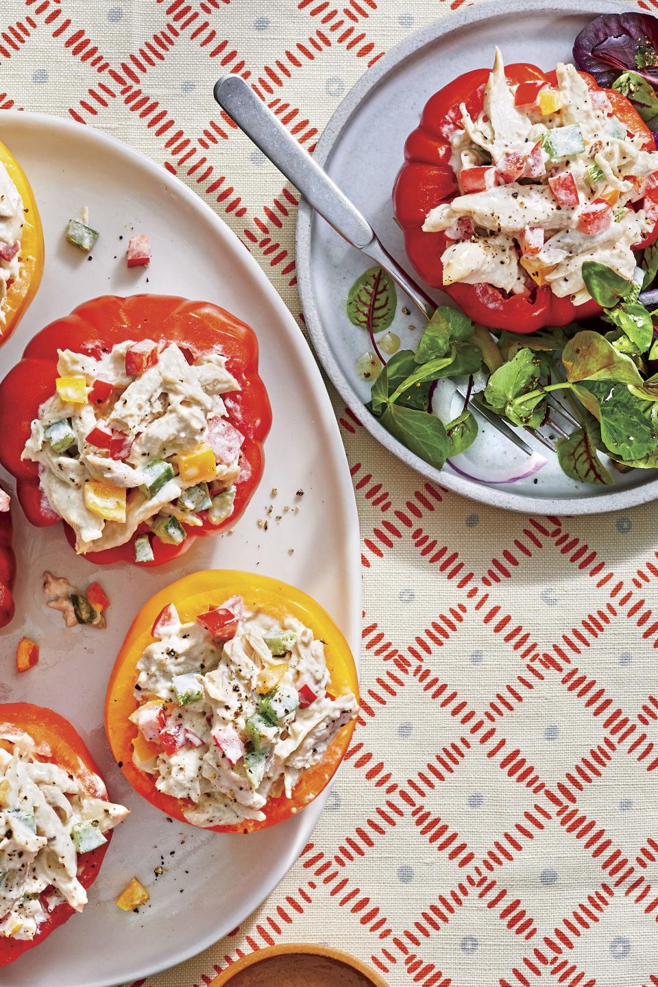 Chicken Salad-Stuffed Tomatoes