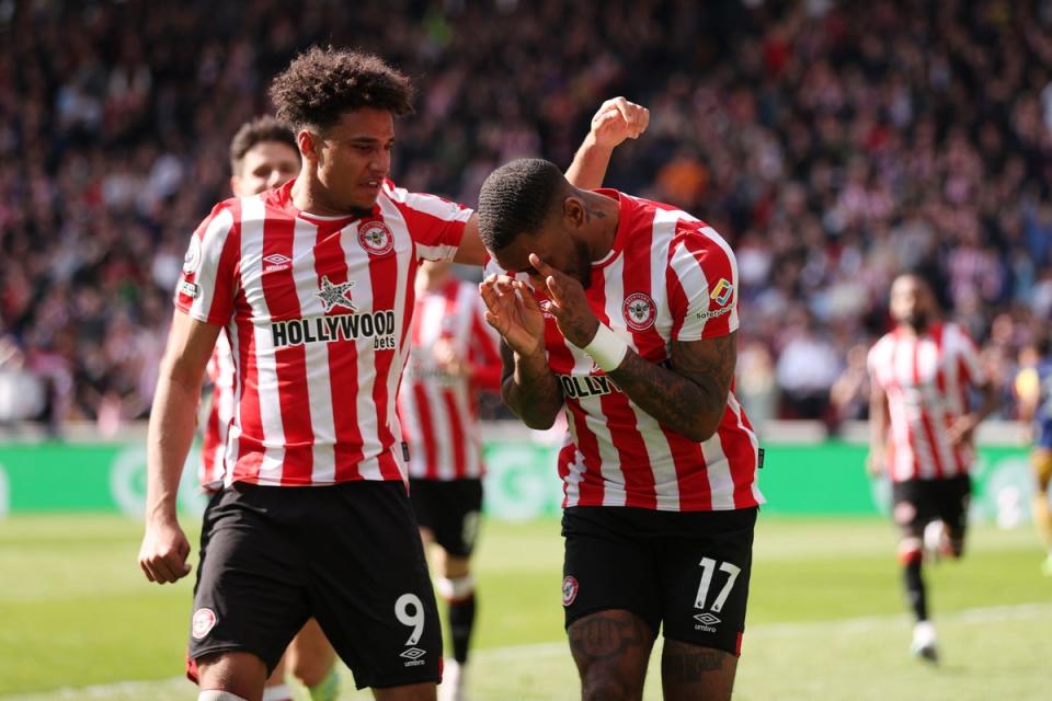 Brentford are one of eight Premier League clubs with a gambling company as their shirt sponsor  (Getty Images)