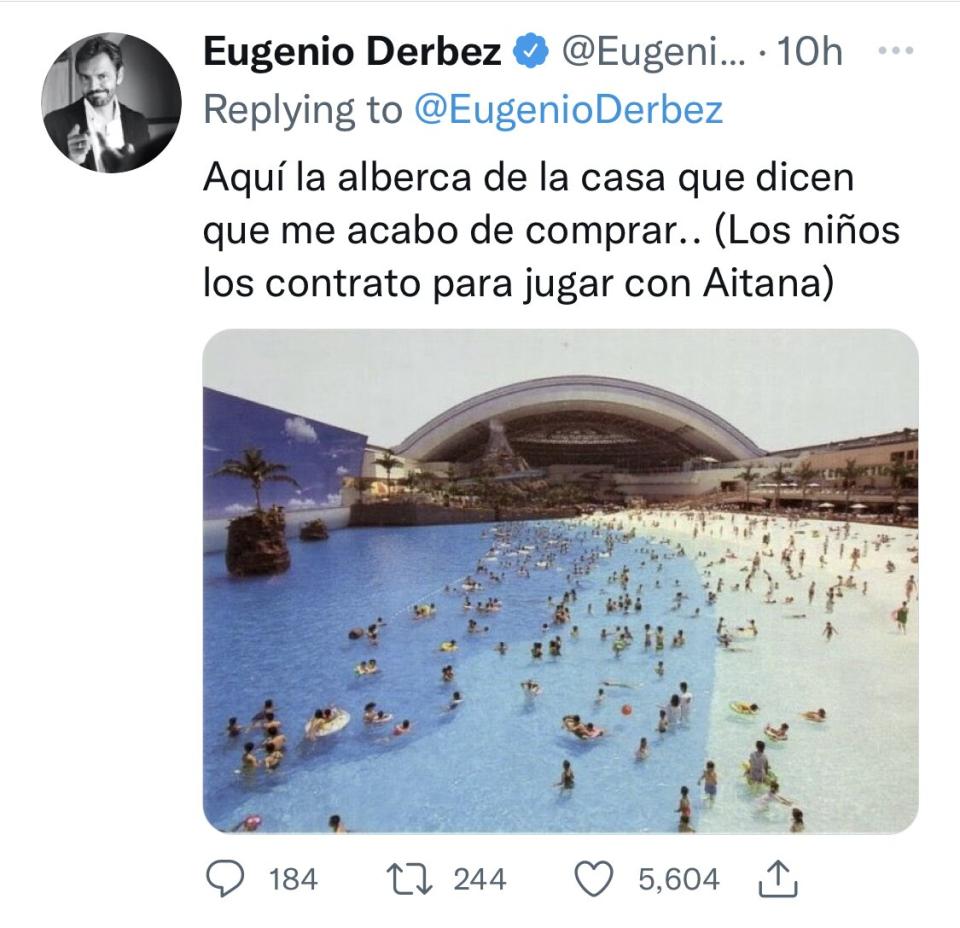 Twitter Eugenio Derbez 