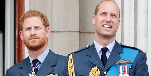 william and harry on palace balcony in 2018