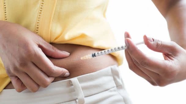 PHOTO: A woman appears to take insulin in this undated stock photo. (STOCK PHOTO/Getty Images)